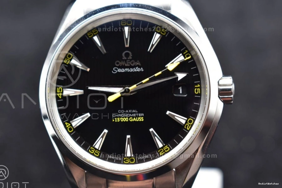 On Bumblebee Edition SS Dial SS Best 1:1 150M Aqua 505 SunProtective A Bracelet VSF Terra Black 0303